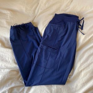 Cherokee Infinity Straight Leg Drawstring Cargo Pants Navy Tall